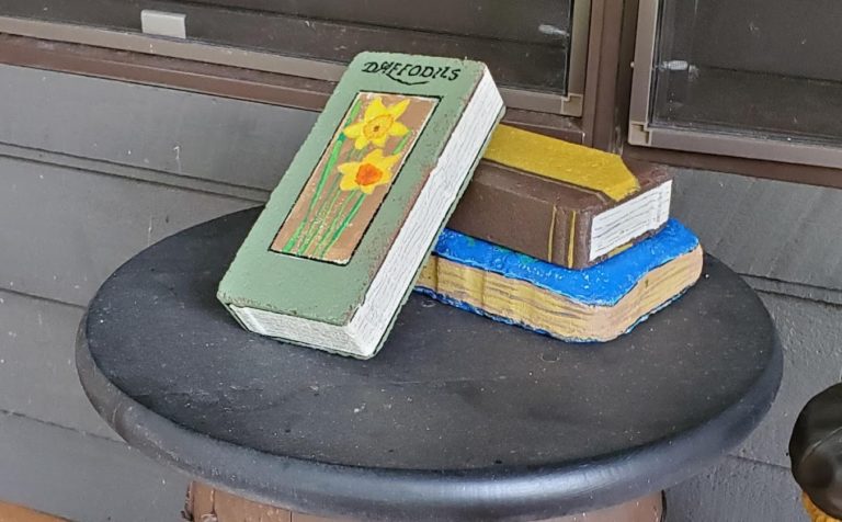 How to Paint Bricks That Look Like Books
